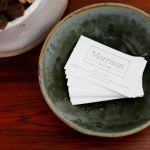 business card dish