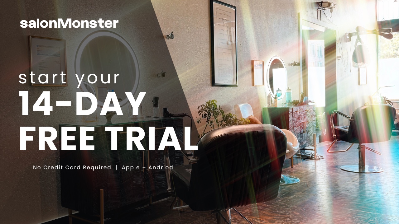 Start your 14-day free trial with salonMonster