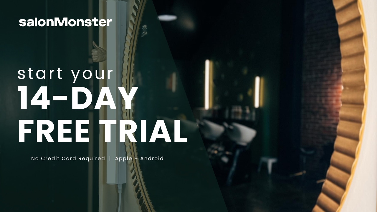 Start your 14-day free trial with salonMonster