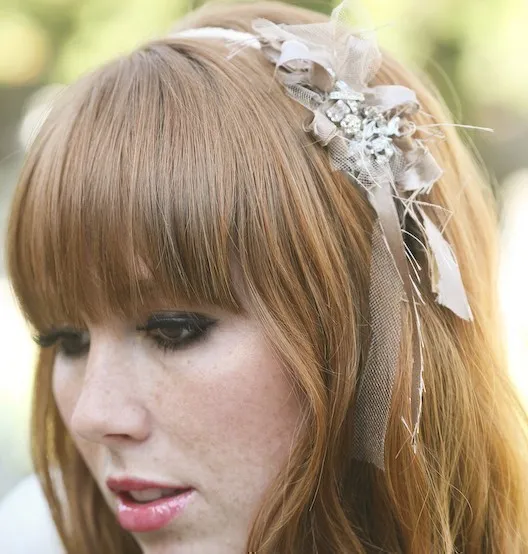 messy bow headband