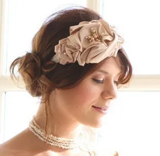 pink silk headband