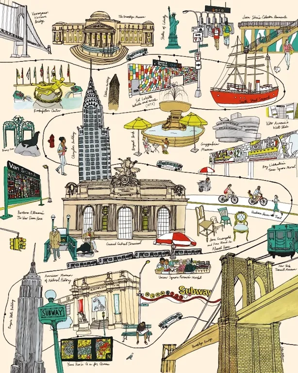 Julia Rothman Subway poster