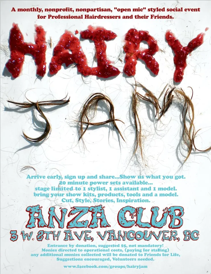 hairy jam poster