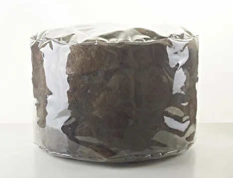 round hair pouf