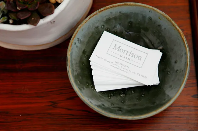 business card dish