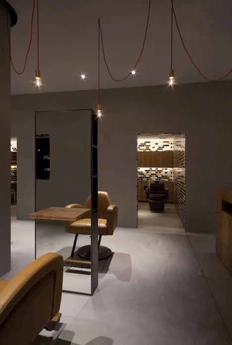 interior shot of cutting area