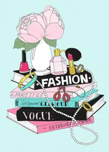 fashion books illustration