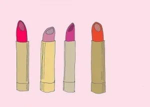 lipsticks small illustration