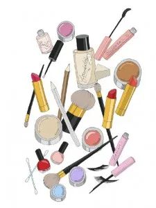 make up illustration