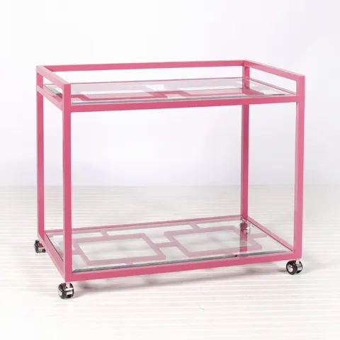 Hampton Pink Bar Cart