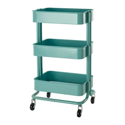 ikea rolling metal cart