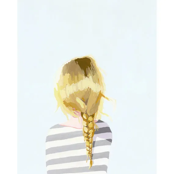 blonde braid
