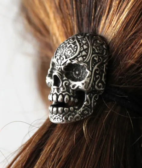Sugar Skull Ponytail holder
