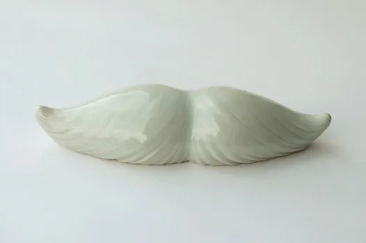 ceramic mustache