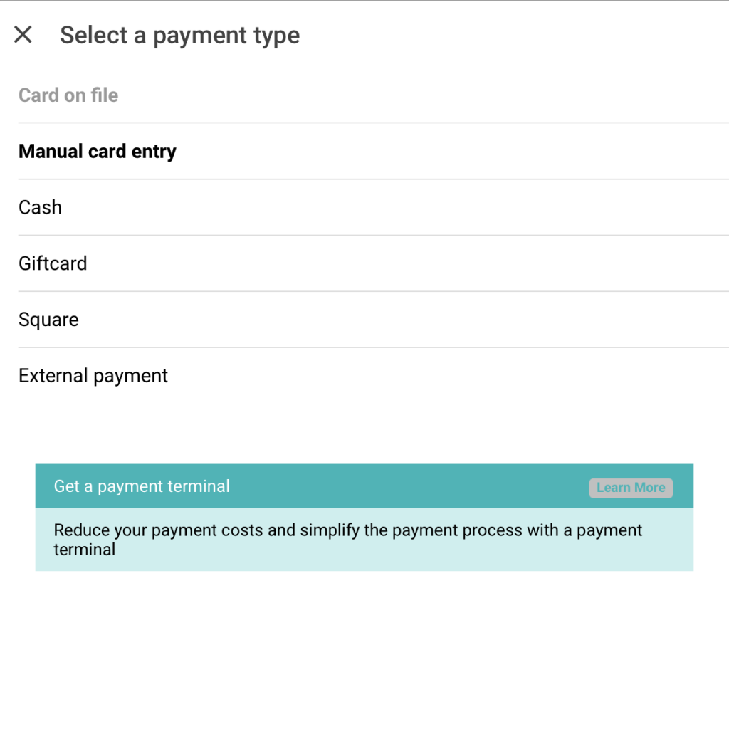 Integrated payment processing screen